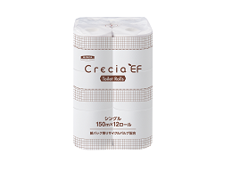 『クレシアEFトイレットロール150m 12ロール』発売