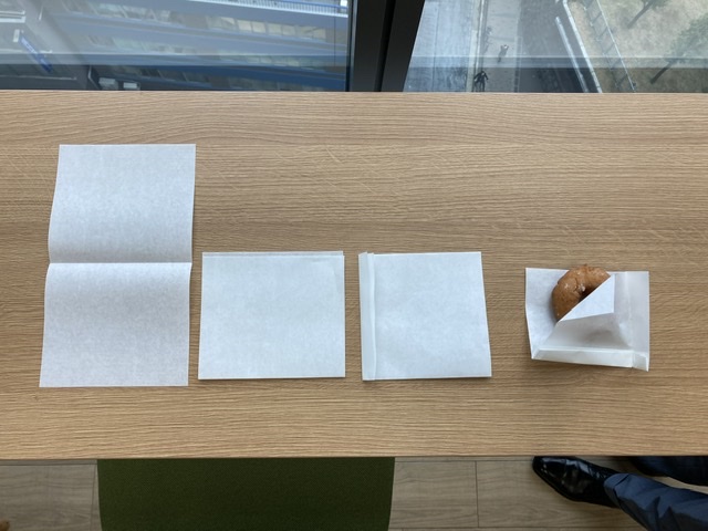 折りたたんで使用もおすすめ